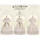 Mademoiselle Pearl Four Leaf Clover and Lime Blouse Apron Overdress JSK and Ops(Reservation/2 Colours/Full Payment Without Shipping)